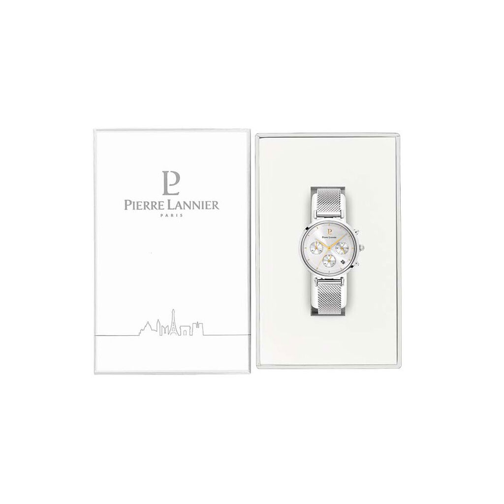 Montre Pierre Lannier Lutecia Argenté