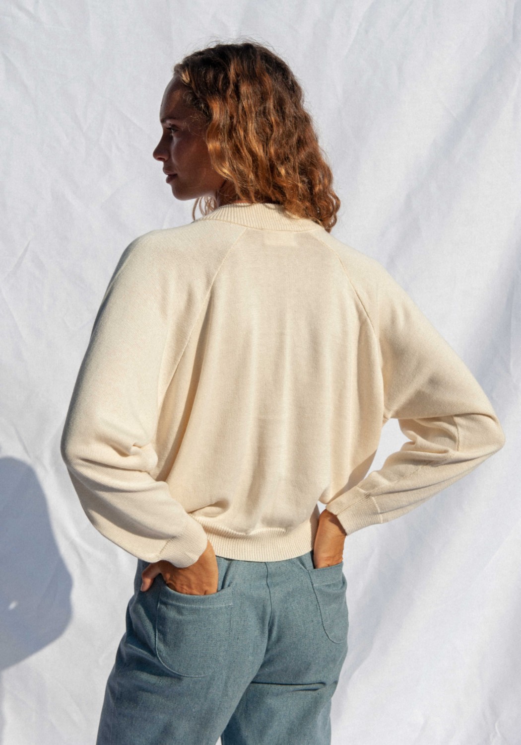 Jungle Folk Cardigan Barranco Ivory