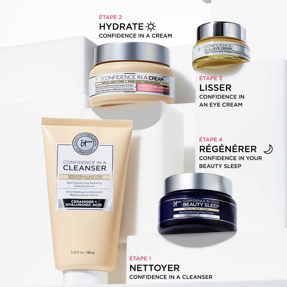 It Cosmetics Confidence In a Cream Crème Hydratante Anti-âge - Format Voyage
