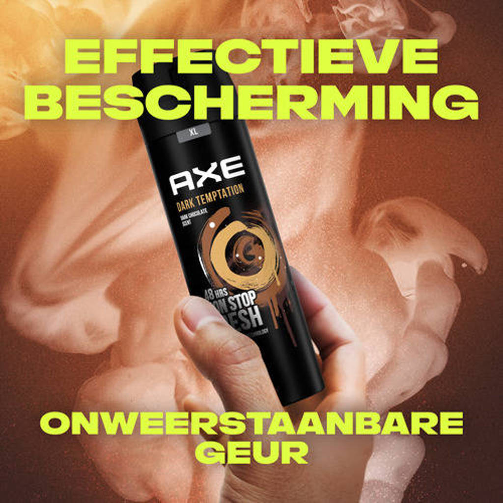 Axe = fris!Dark Temptation deodorant bodyspray - 6 x 200 ml
