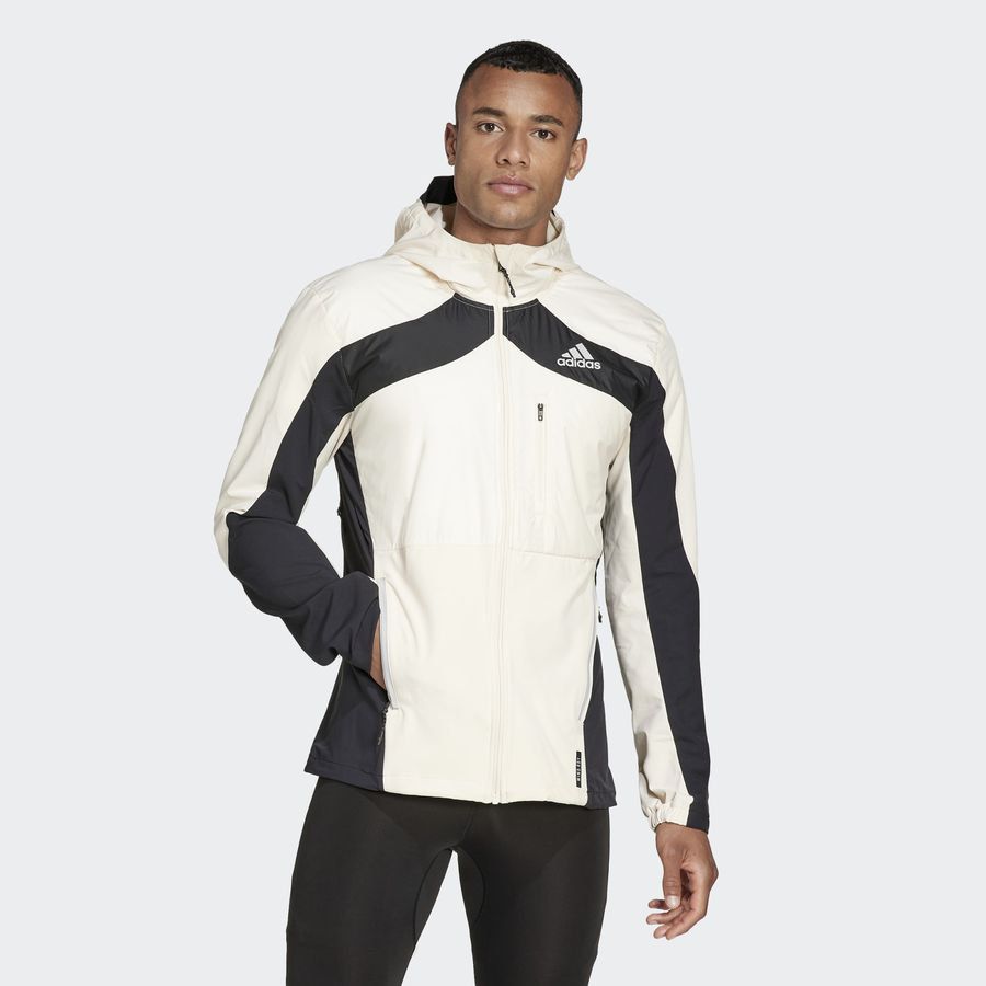 adidas Veste Running Ocean Marathon Primeblue - Blanc/Noir