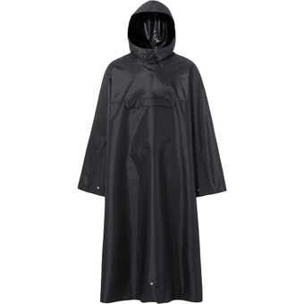 Vaude Hiking Backback Poncho Black Herren
