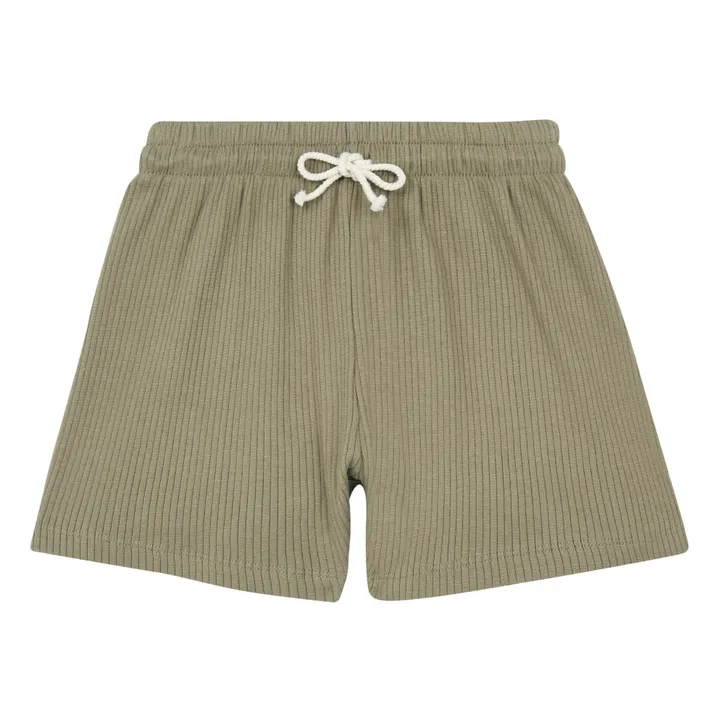 The Simple Folk Short Coton Bio Côtelé | Sauge