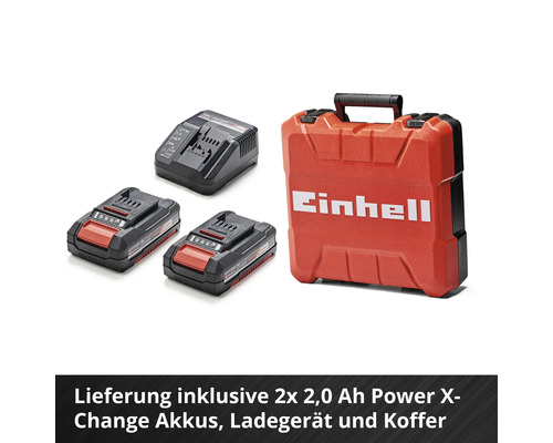 Einhell Power X-Change TP-CD 18 Li-i BL accu-slagboormachine, inclusief 2 accu's (2 Ah) en lader