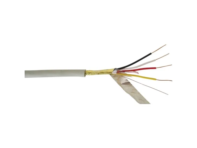 VOKA Kabelwerk 100817-00-500 Telefonkabel J-Y(ST)Y 4 x 2 x 0.6 mm Stengrå (RAL 7032) 500 m