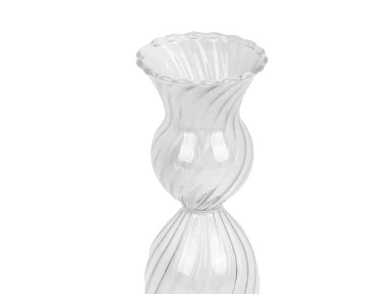 Candle Holder Swirl PT3729BK Black