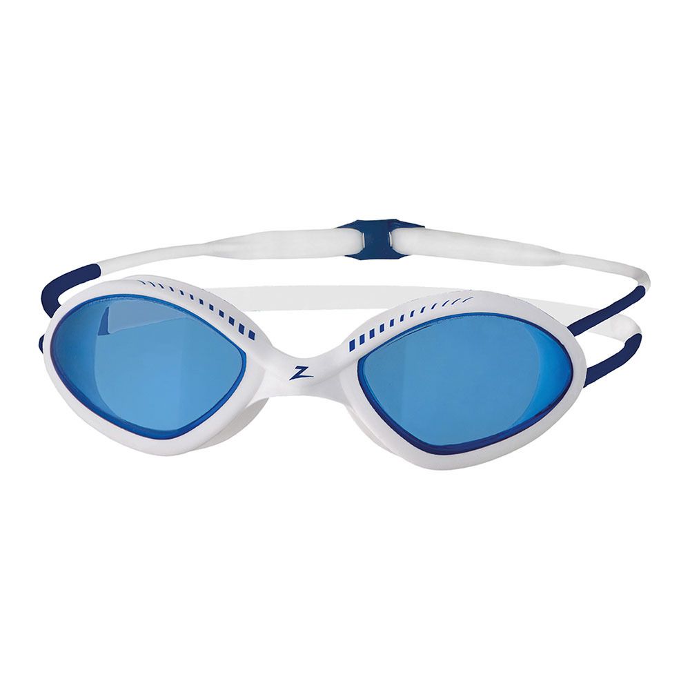 Zoggs TIGER - Lunettes de natation white blue/tint blue