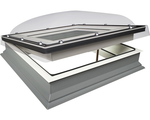 Plat dakraam met koepel Fakro DMC-C P2 60x60 cm