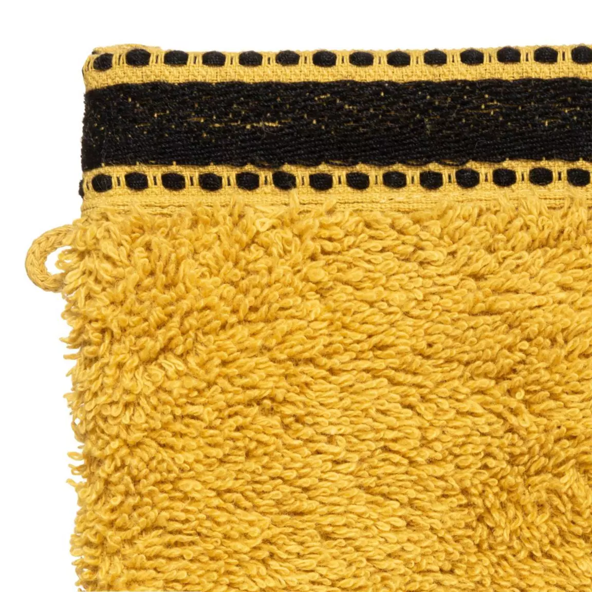 Lot de 2 gants de toilette Joia Jaune ocre