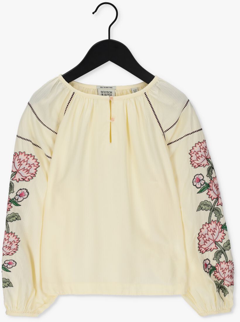 SCOTCH & SODA ecru scotch & soda blouse 168227-22-fwgm-d53