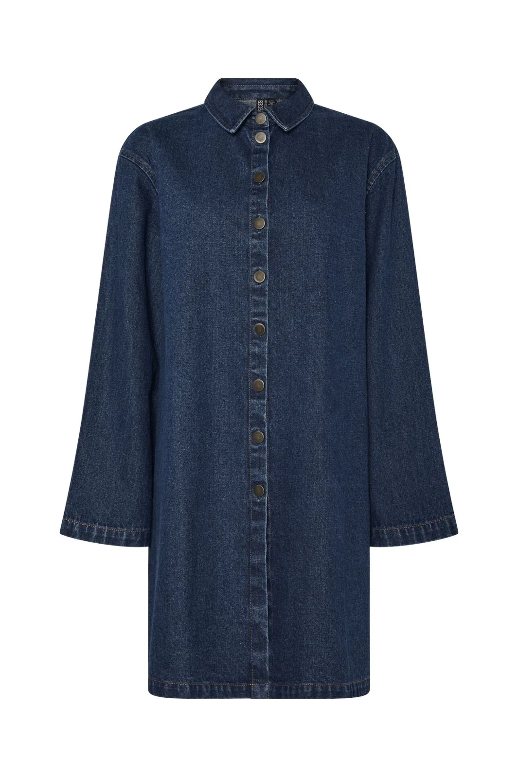 Pieces Pcflora Ls Loose Denim Dress Fsy