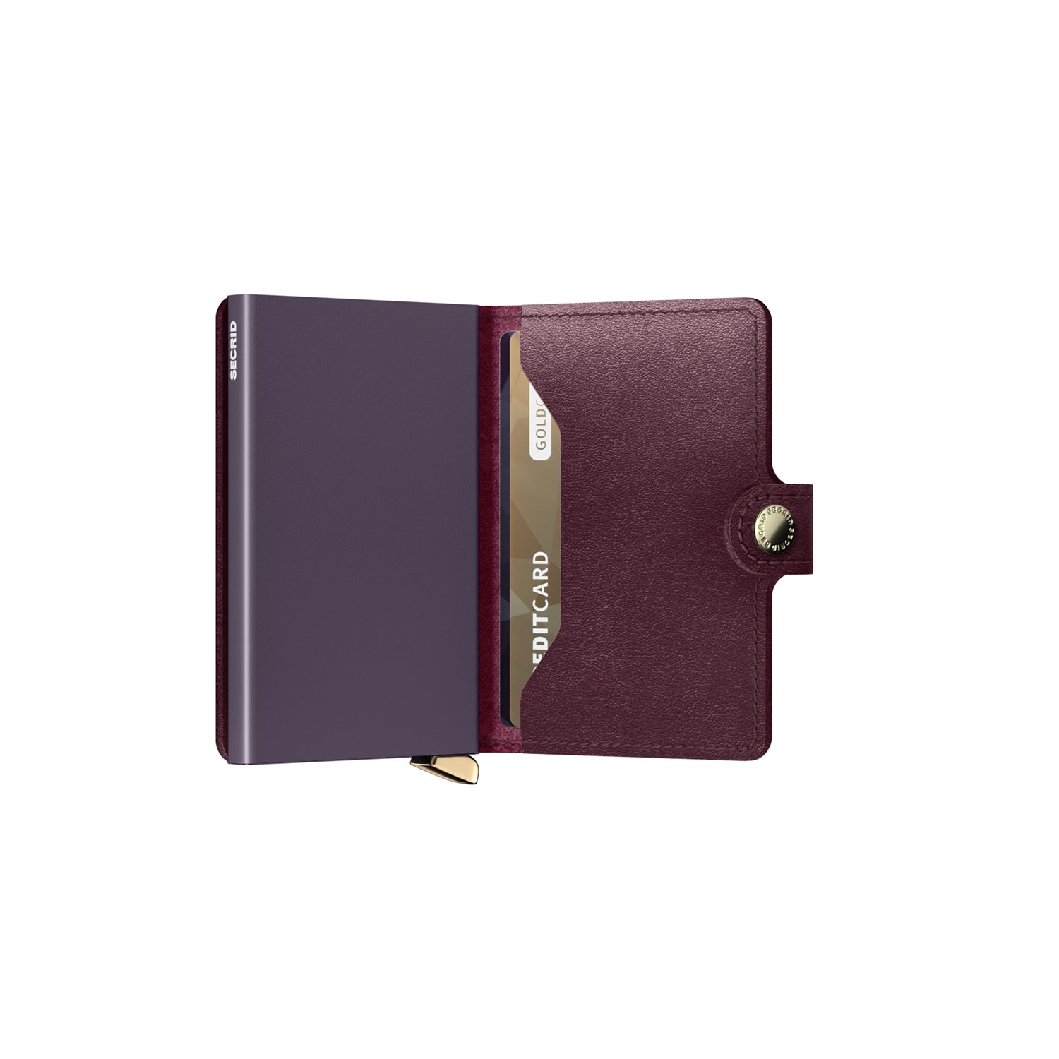Secrid Miniwallet Portemonnee Dusk bordeaux