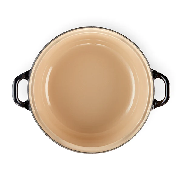 Cocotte fonte ronde Plume 24 cm 2,4 L noir Le Creuset