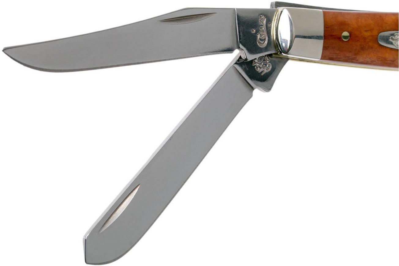 Case Mini Trapper Smooth Chestnut Bone, 28700, 6207 SS zakmes