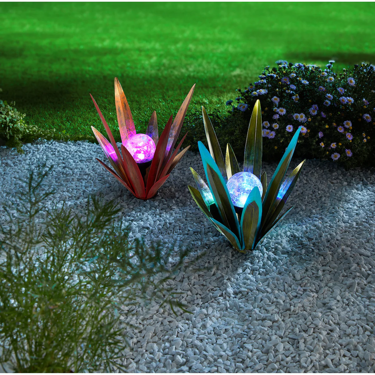 viva domo - LED-Solar-Gartenstecker 
