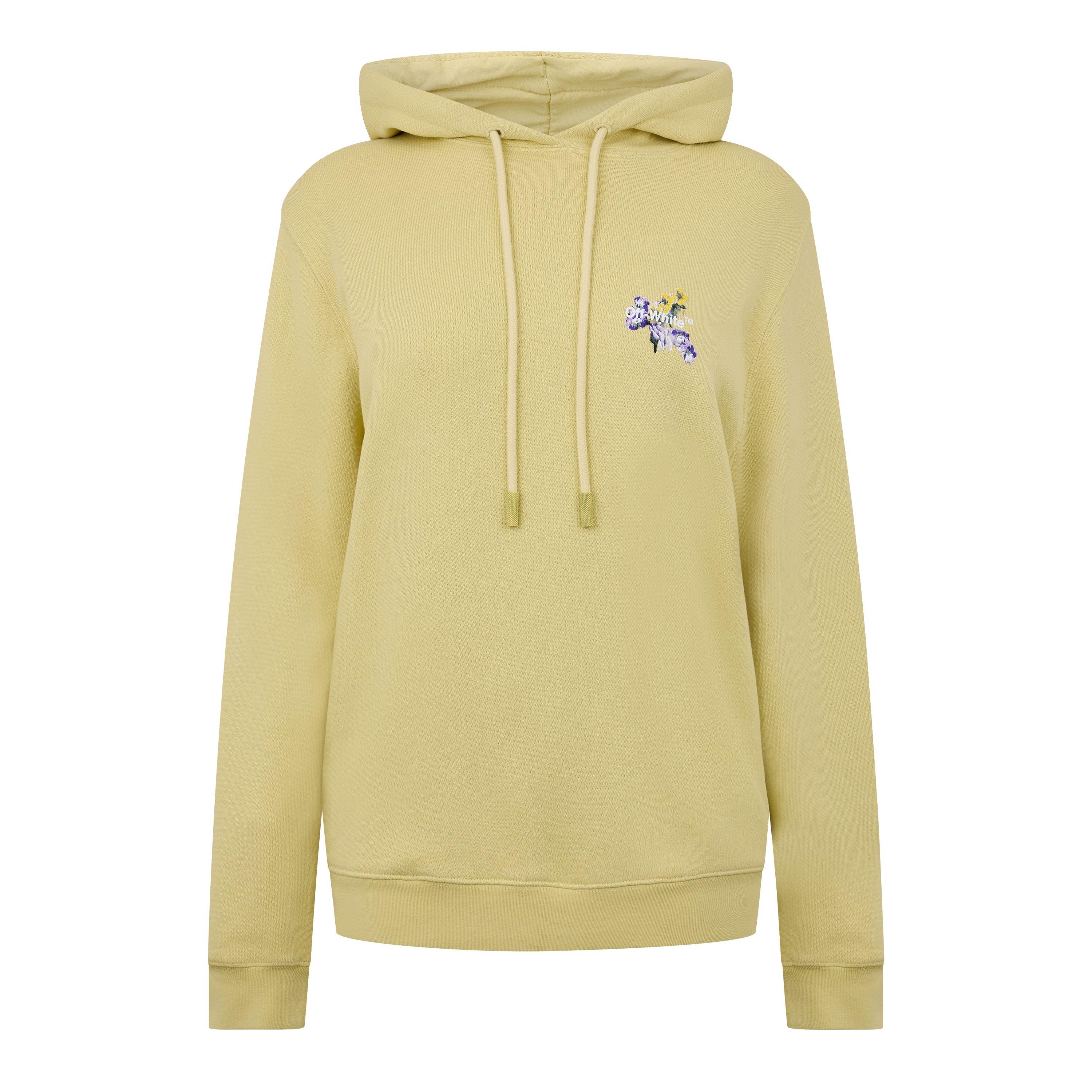 Off White Flower Hoodie