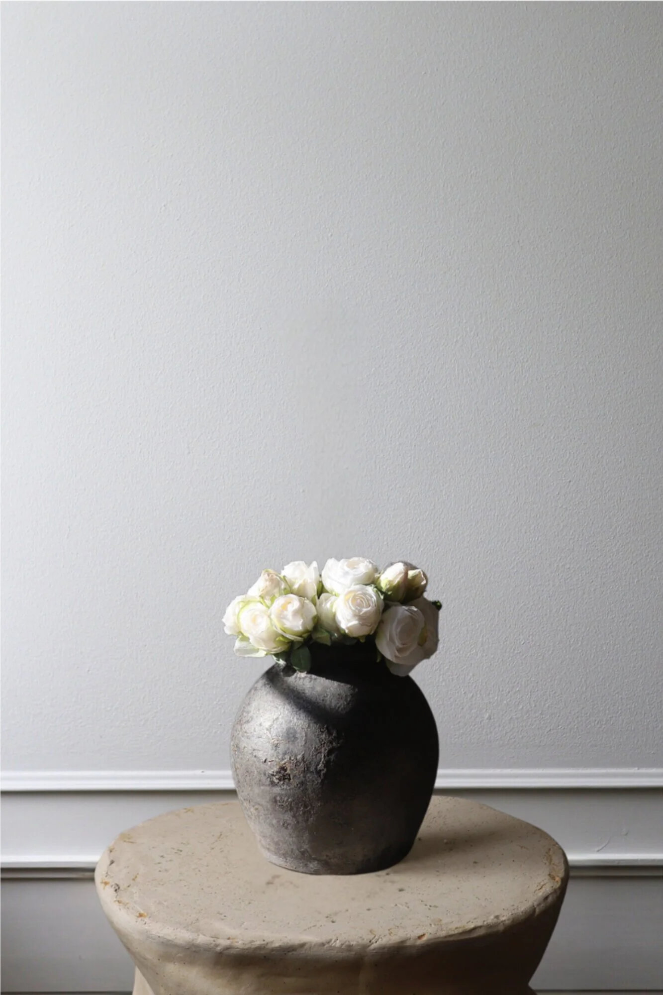 Botané  Mini Rose buket - hvid
