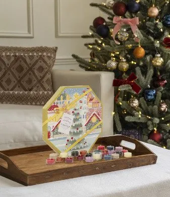 Yankee Candle Julekalender 8 kantet - 24 stk