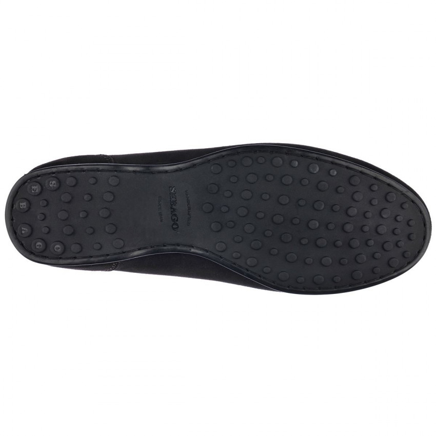 BYRON SUEDE DK Brown MOCASSIN-Mocassin pour homme en cuir suede