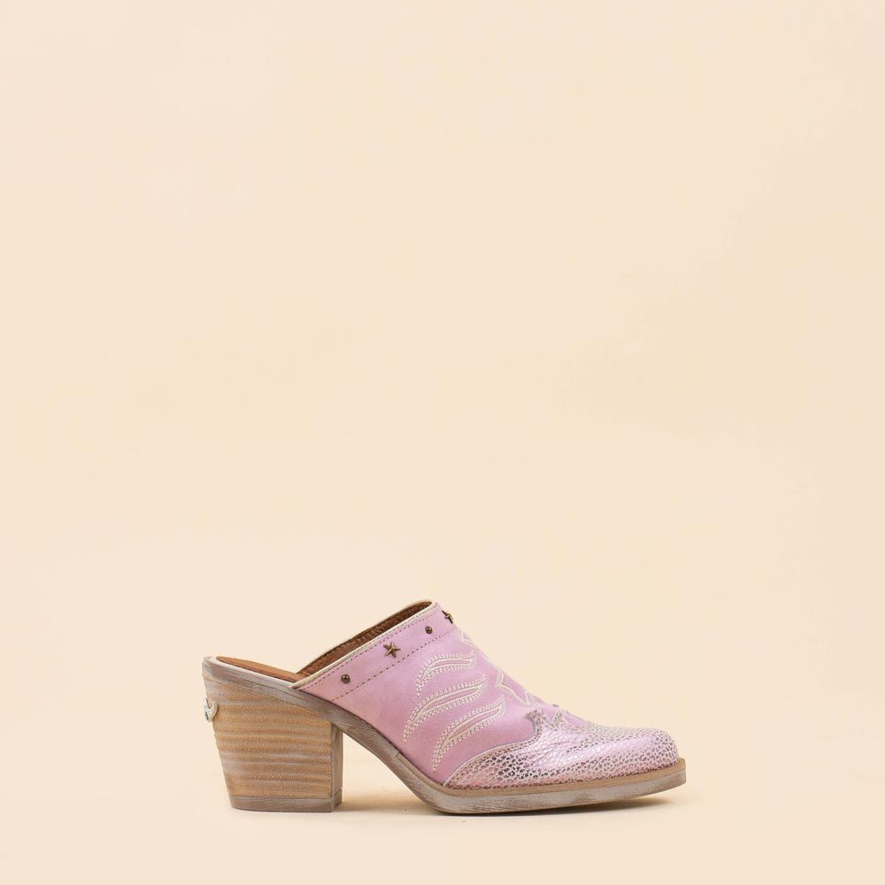 Nemonic boho klompjes 2365 roze