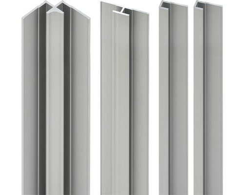 Profielset SCHULTE DecoDesign ExpressPlus H 2100 mm natuurlijk aluminium EP1901121 01 210