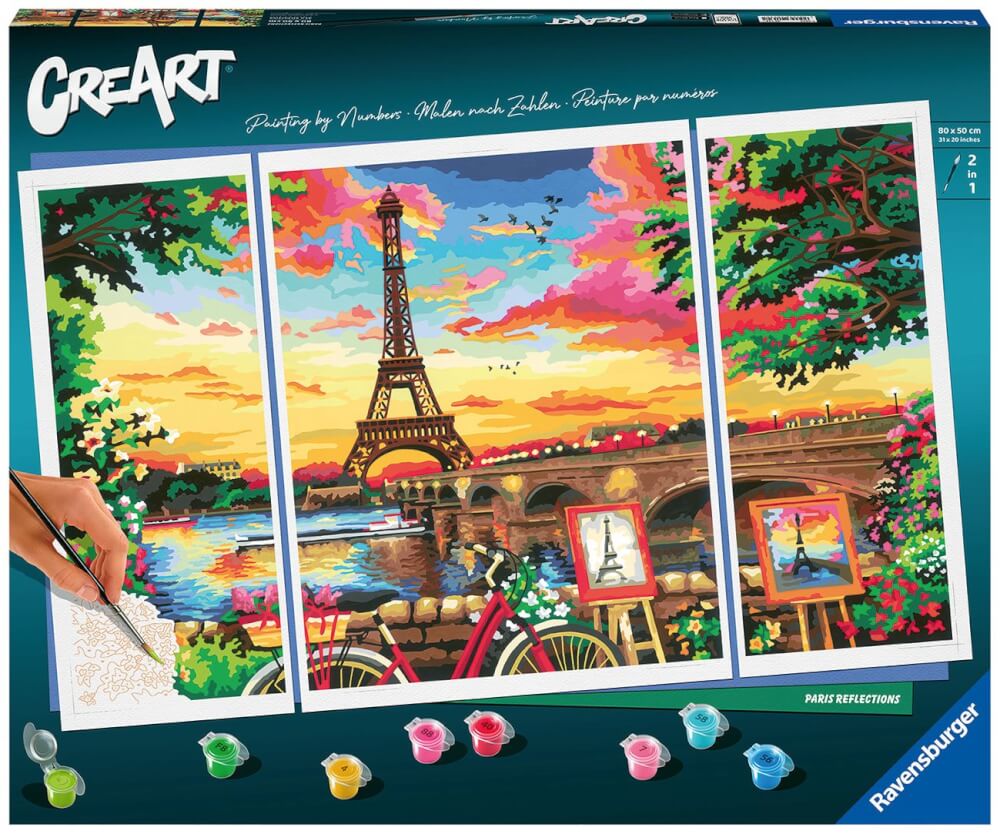 Ravensburger Malen nach Zahlen 20134 – Paris Reflections – ab 14 Jahren