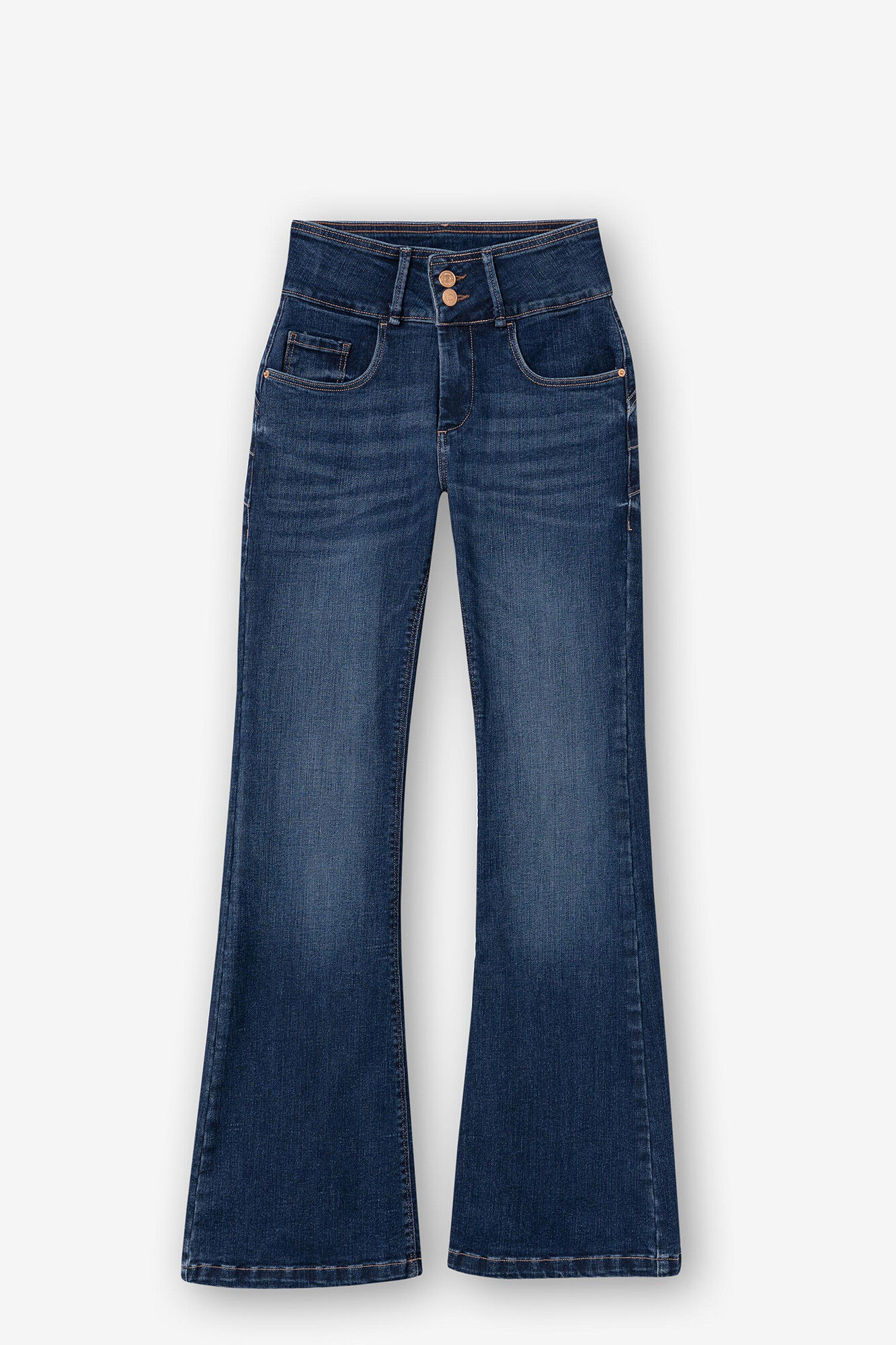 Calça jeans Double-up Boot™ut de cintura alta
