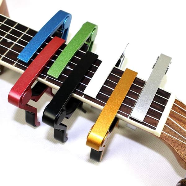 Gitar Capo / Gitarklemme - Gull