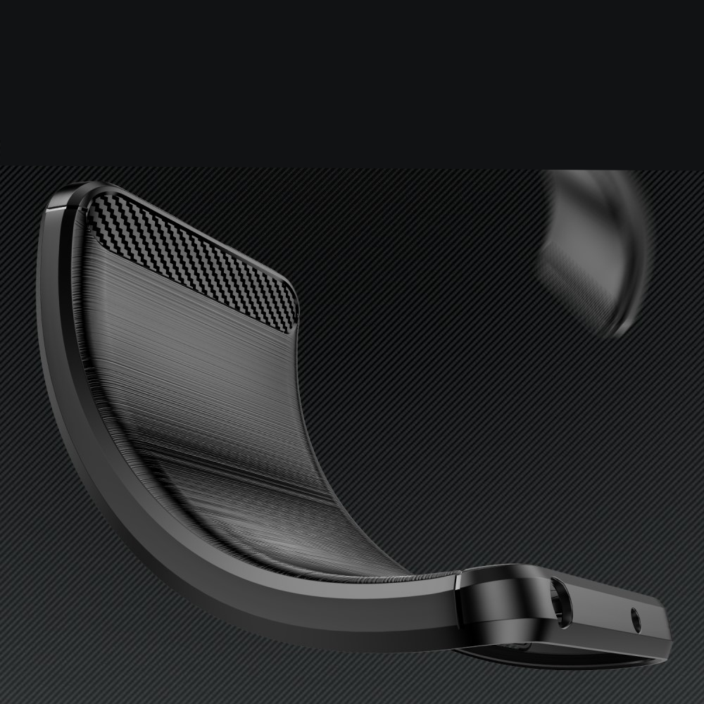 Samsung Galaxy Xcover7 Pro Gummi Case Schutzhülle Carbon Look - Schwarz