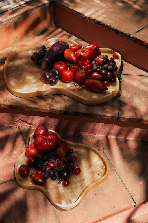 HKliving Patio dienblad S 33x41 Cream