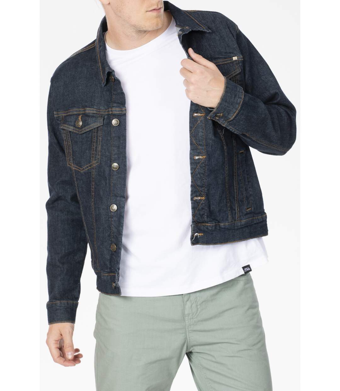 Veste en jeans stretch coupe ajustée FRAK DENIM