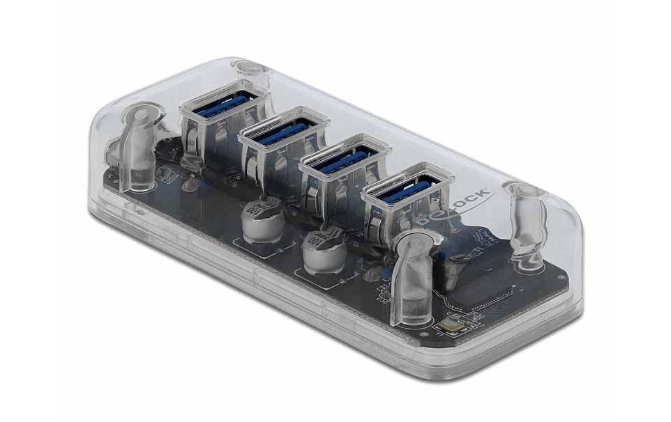USB-Hub 64087 USB 3.0 - 4x Typ-A4-Port-USB-Hub