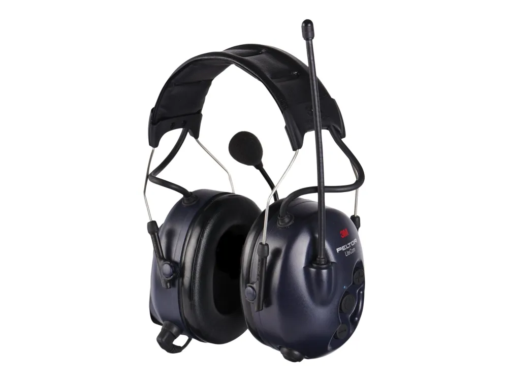 3M Peltor LiteCom MT53H7A4400-EU - Headset med radio - fuld størrelse - kablet - blå
