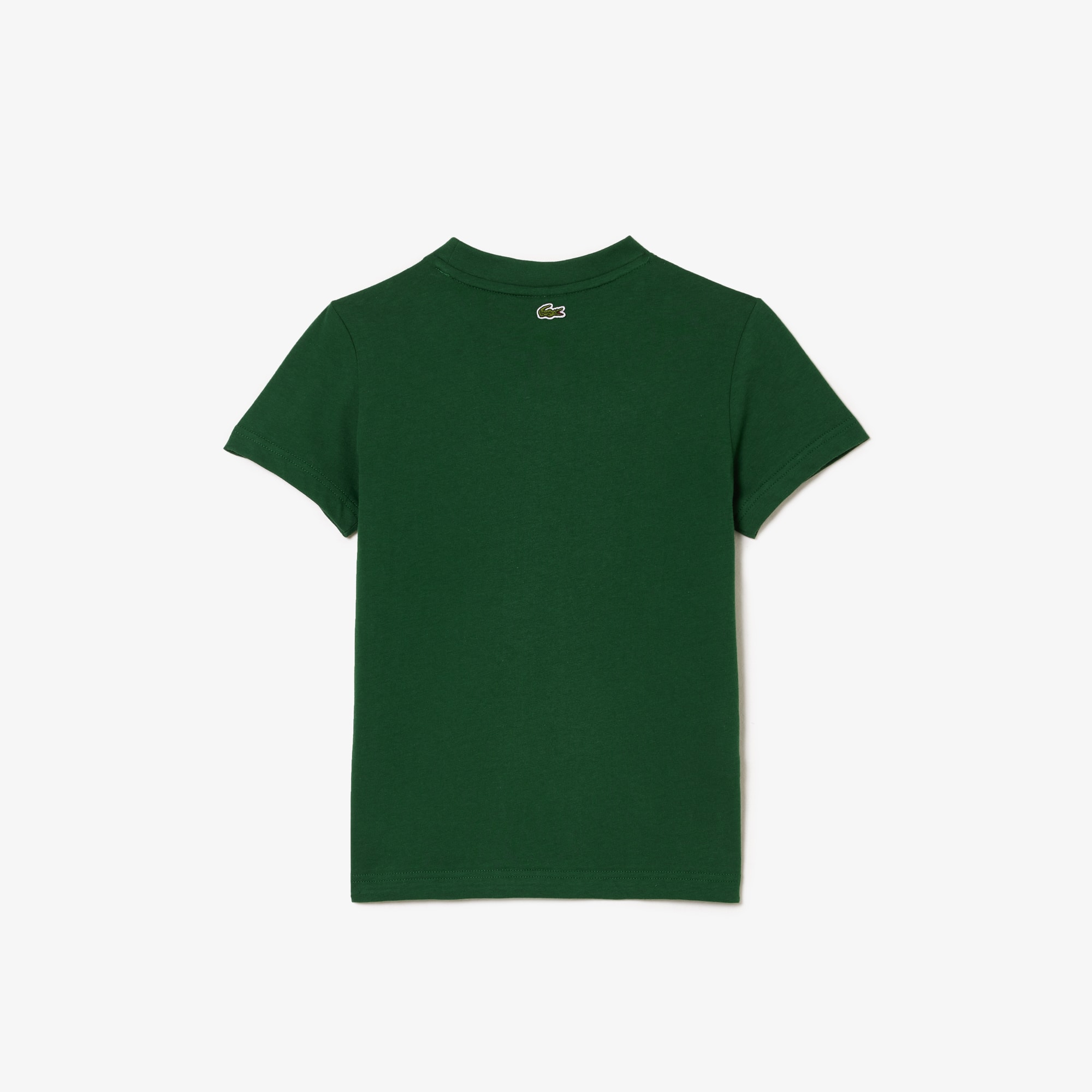 T-shirt avec imprimé siglé en jersey de coton T-Shirts & Chemises - Vert - Lacoste - Garçon
