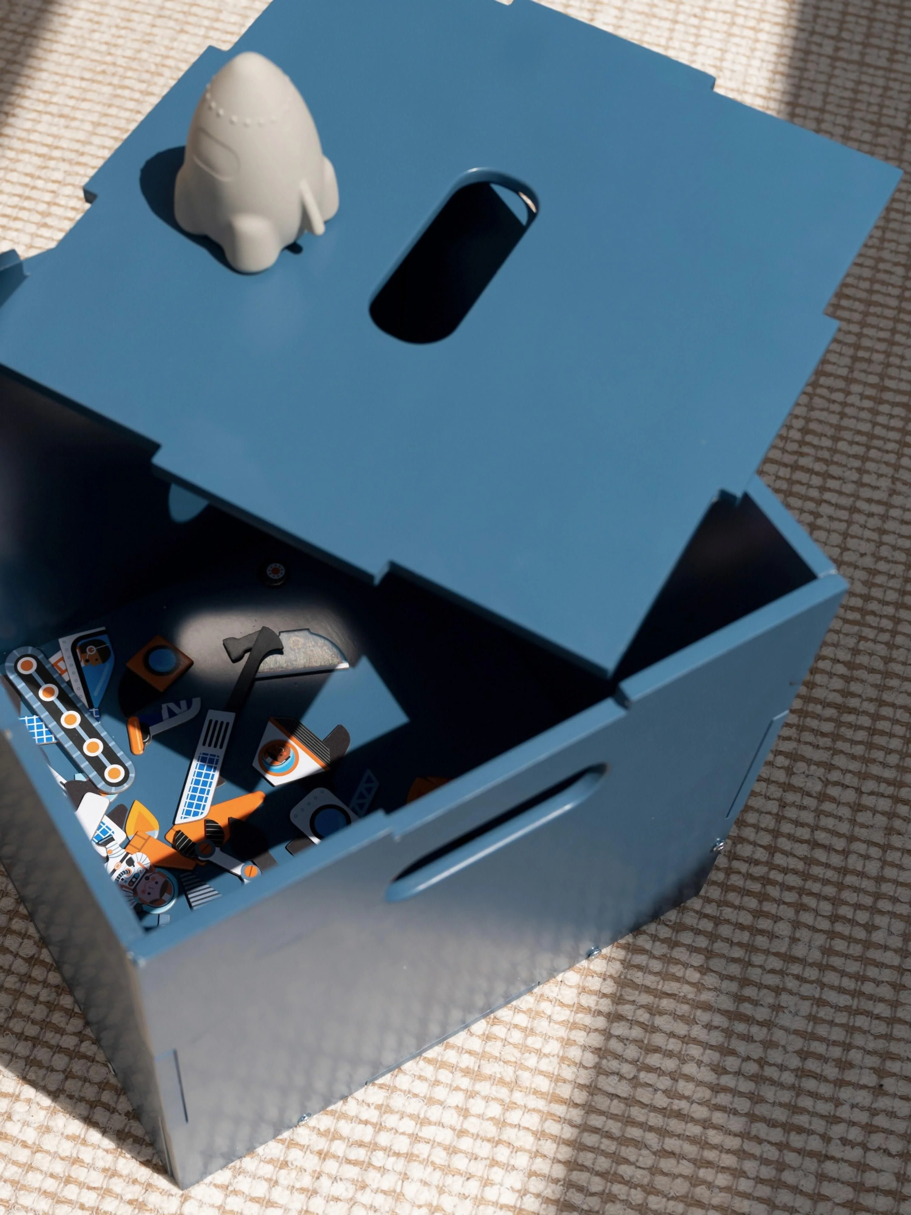 Houten opbergdoos Cube