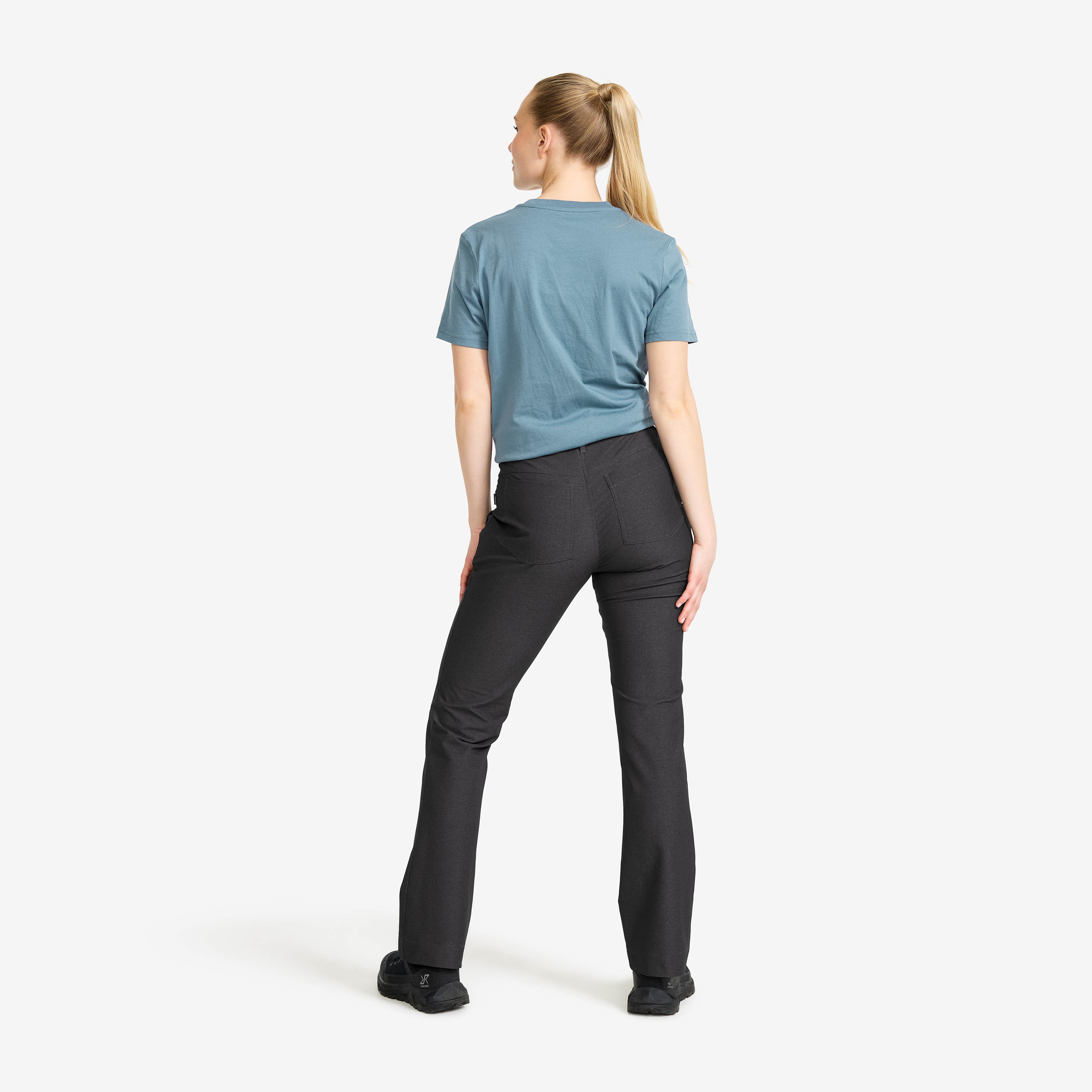 Journey High-waist Pants Dame Dark Grey Melange