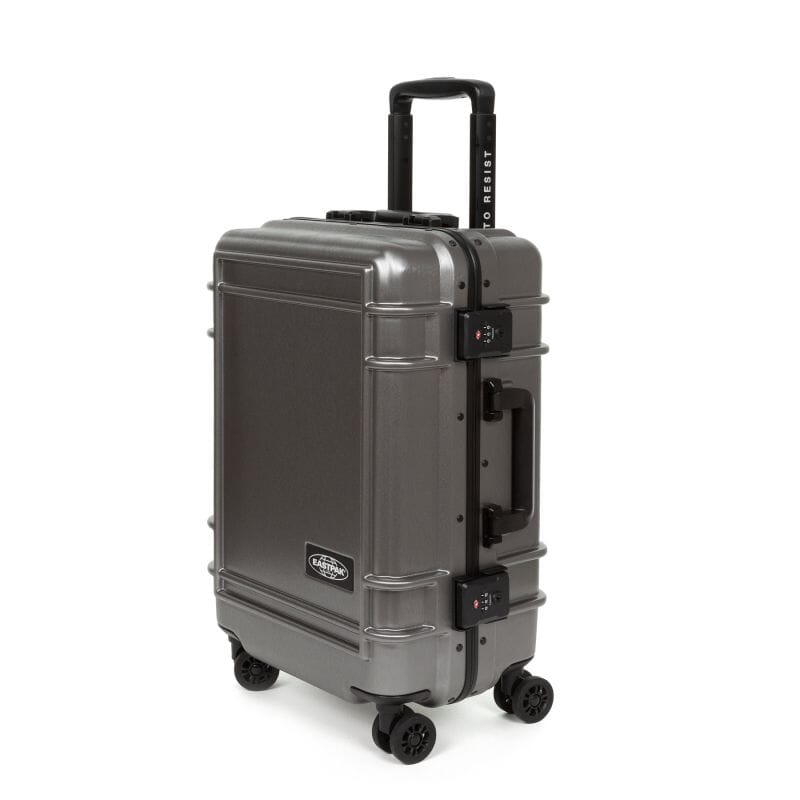 Eastpak Resist'R Case S Trolley 4 Wheels Brushed Metal