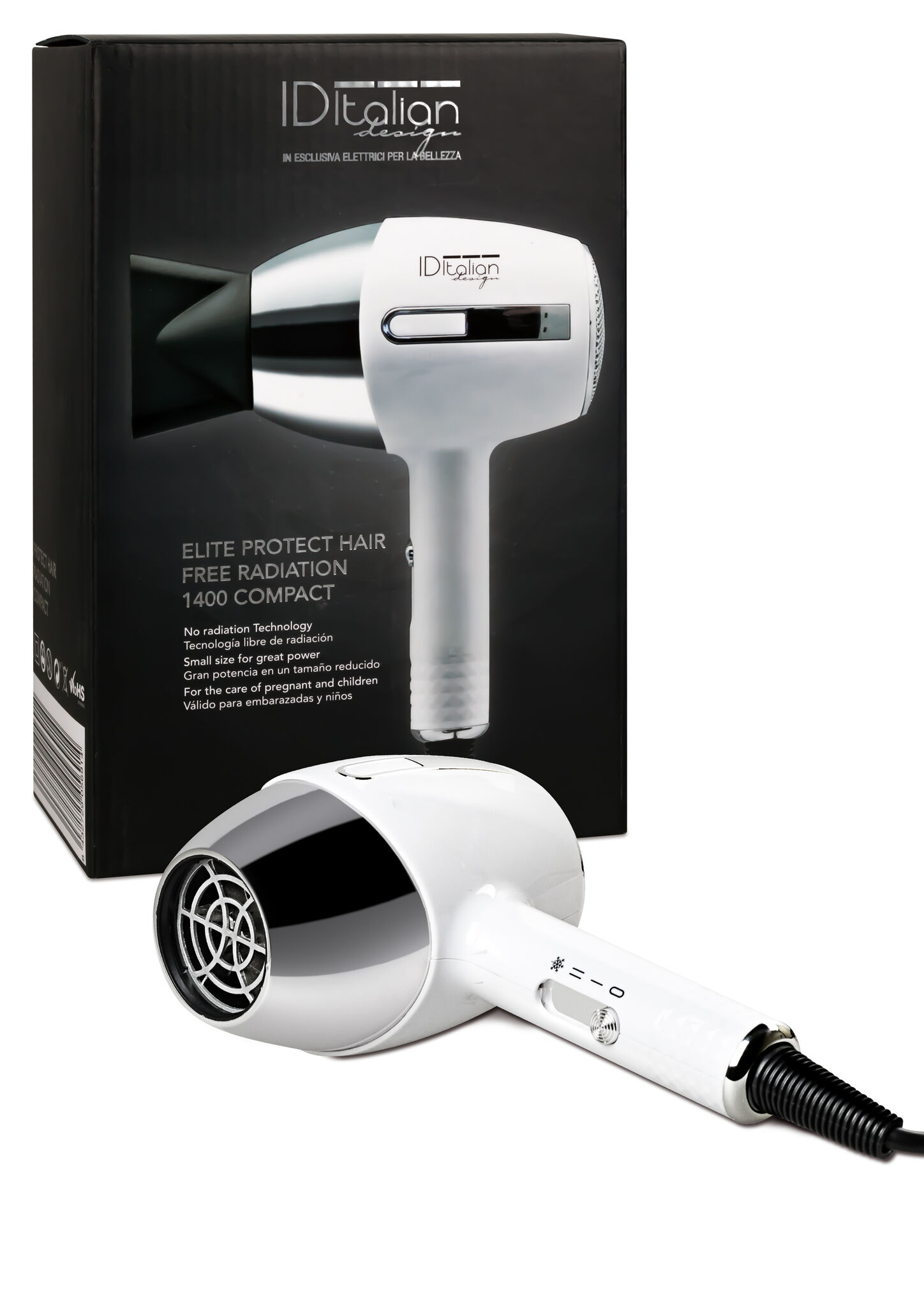 Italian Design Elite Compact Protect Hair Hair dryer