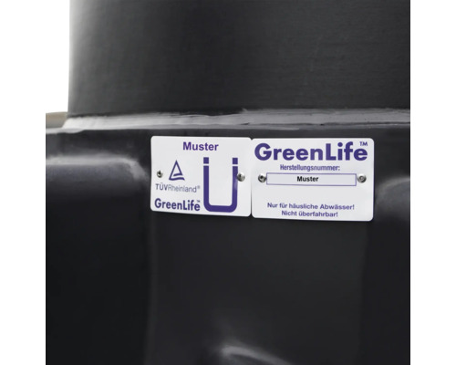 Afvalwatertank - riooltank 3.000 liter GET 3.0 AW2 met DIBt-goedkeuring