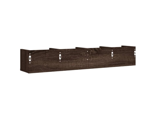 VIDAXL - Elément suspendu Armoires murales 2pcs chêne marron 99x18x16,5cm bois ingénie...