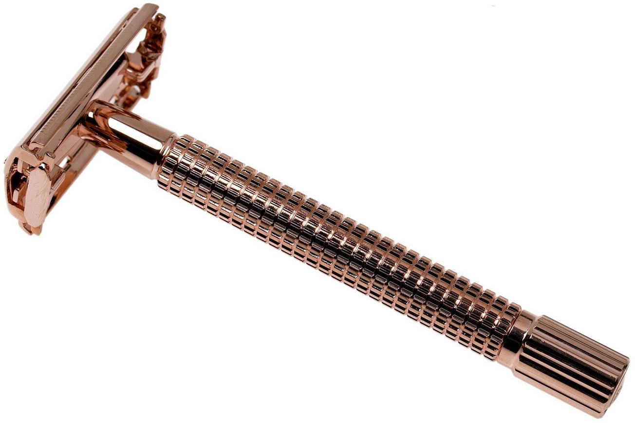 Böker Safety Razor Butterfly L Rose Gold 04BO218 klassiek scheermes, roségoud