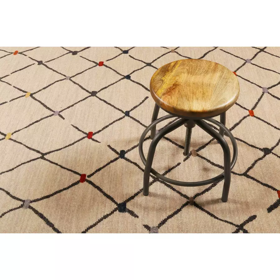 Wecon home Kurzflorteppich Marché Bonsecours beige