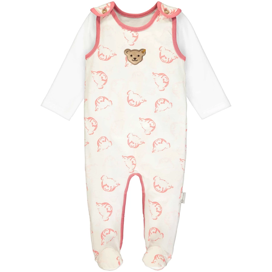 Steiff Stramplerset 2-tlg., cloud dancer rot