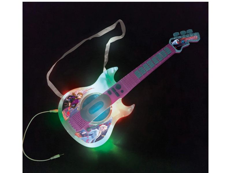 Lexibook Musikinstrument Disney Frozen Elektronische Gitarr Entdecken Sie Musik mit dieser Rock'n'Roll E-Gitarre