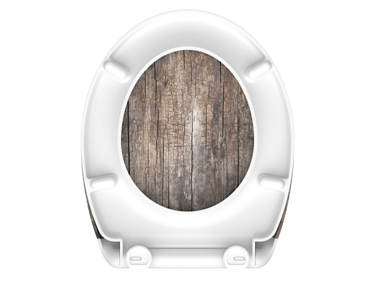 WC zitting duroplast, met soft-close-mechanisme