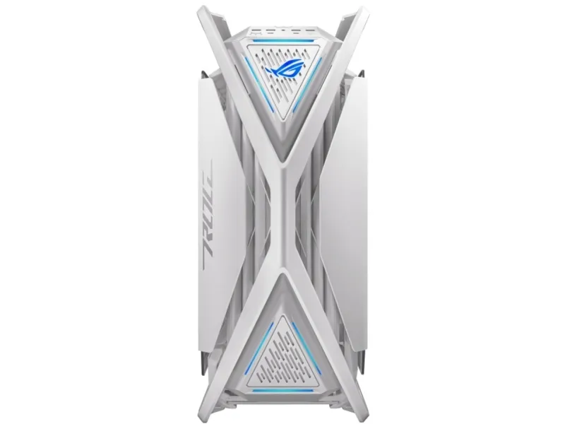 ASUS ROG Hyperion GR701 - FT gaming - udvidet ATX - sidepanel med vindue (hærdet glas) - ingen strømforsyning - hvid - USB/Lyd