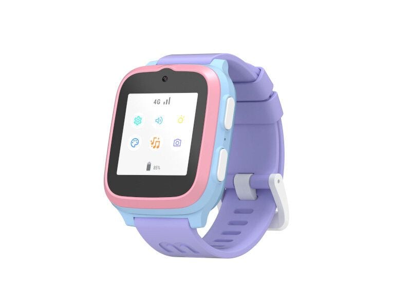 myFirst Smart Watch Fone S3 Blau/Rosa/Violett Ultimatives Smartwatch-Erlebnis für Kinder