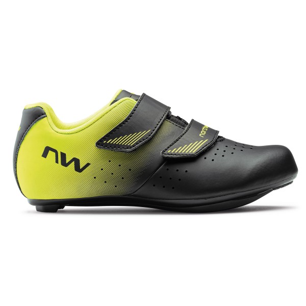 Northwave Core Junior Racer Cykelsko Sort/Gul