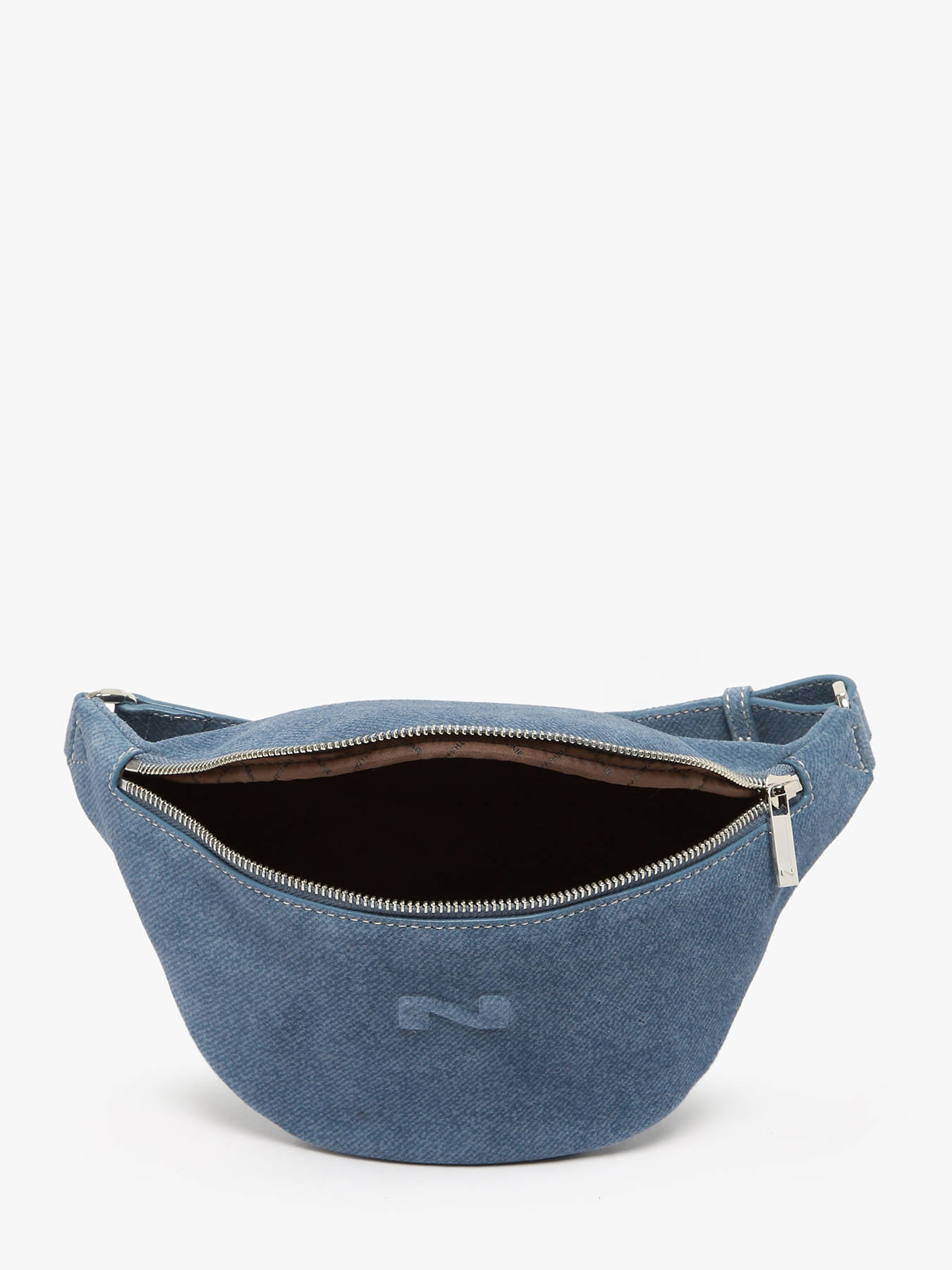 Sac banane Small Derby Denim cuir NATHAN BAUME