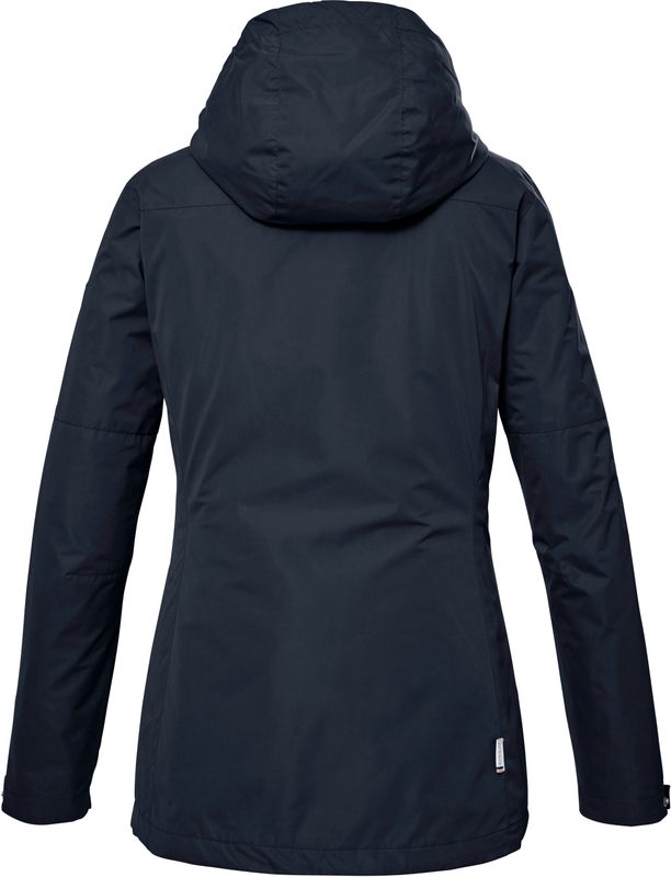 Navy Leren Jas - Waterafstotend - 100% Polyester - Sportief